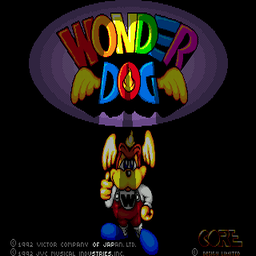 Wonder Dog (U) Title Screen